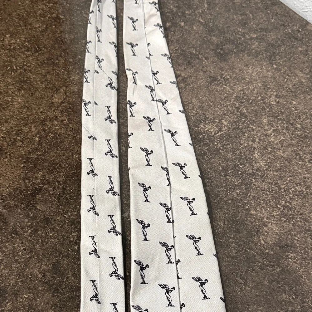 Rolls Royce Men's Gray Owners Club Silk Neck‎ Tie